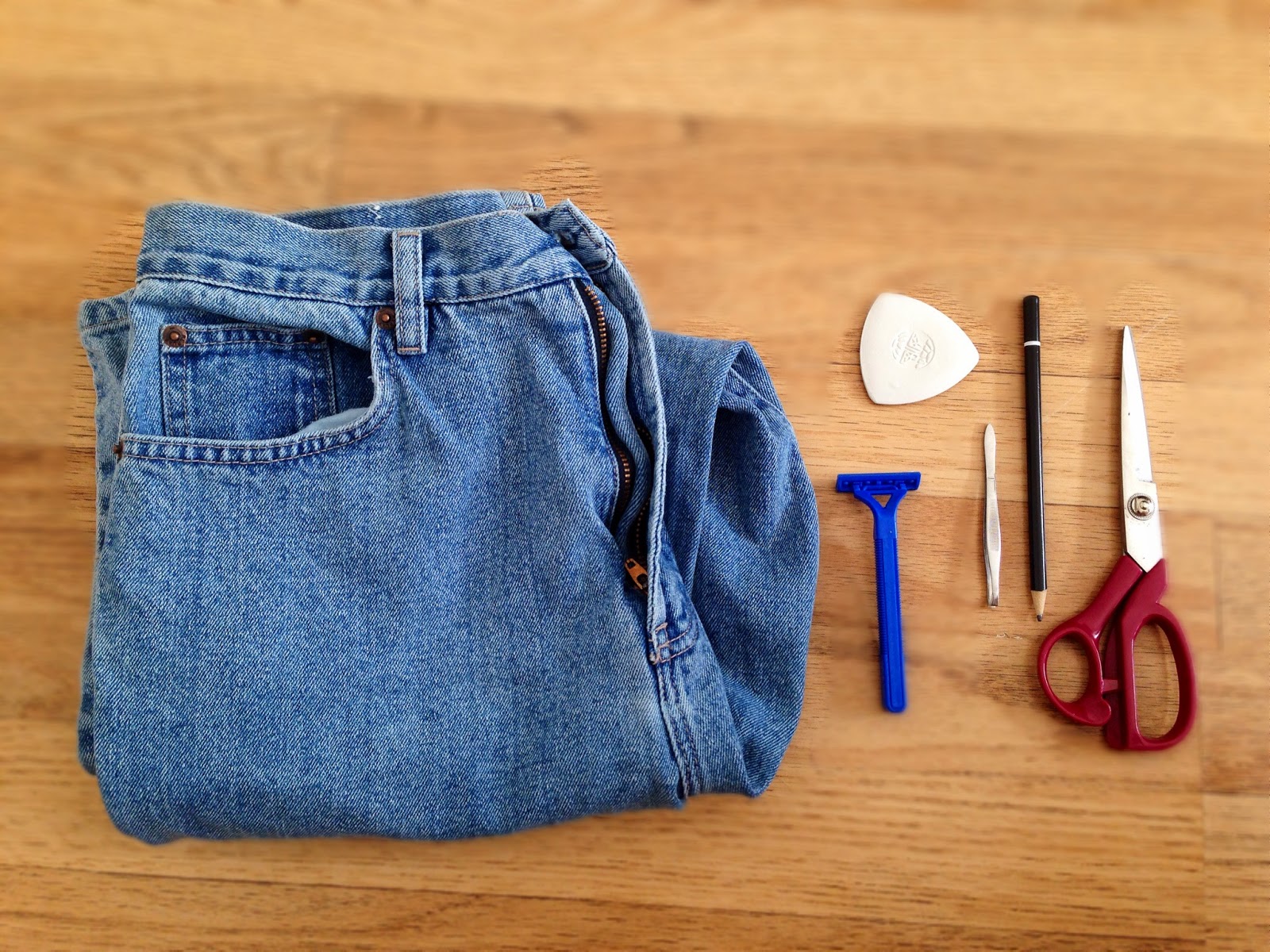 how to make jean shorts smaller in the waist